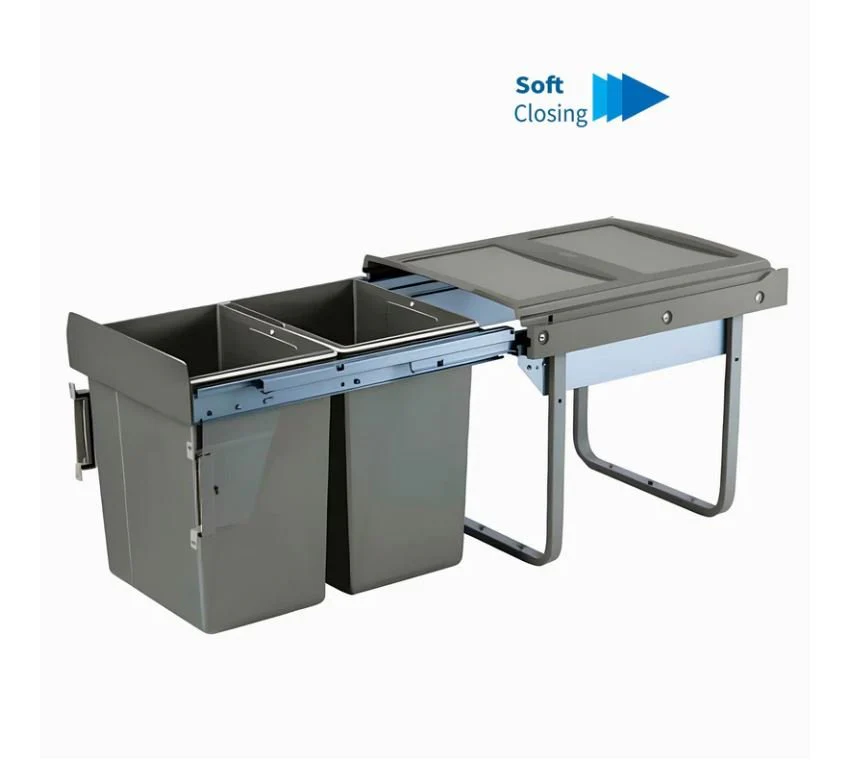 Garbage Bin System 15 3/4" - For 18" Base Cabinet and Up - Image 3