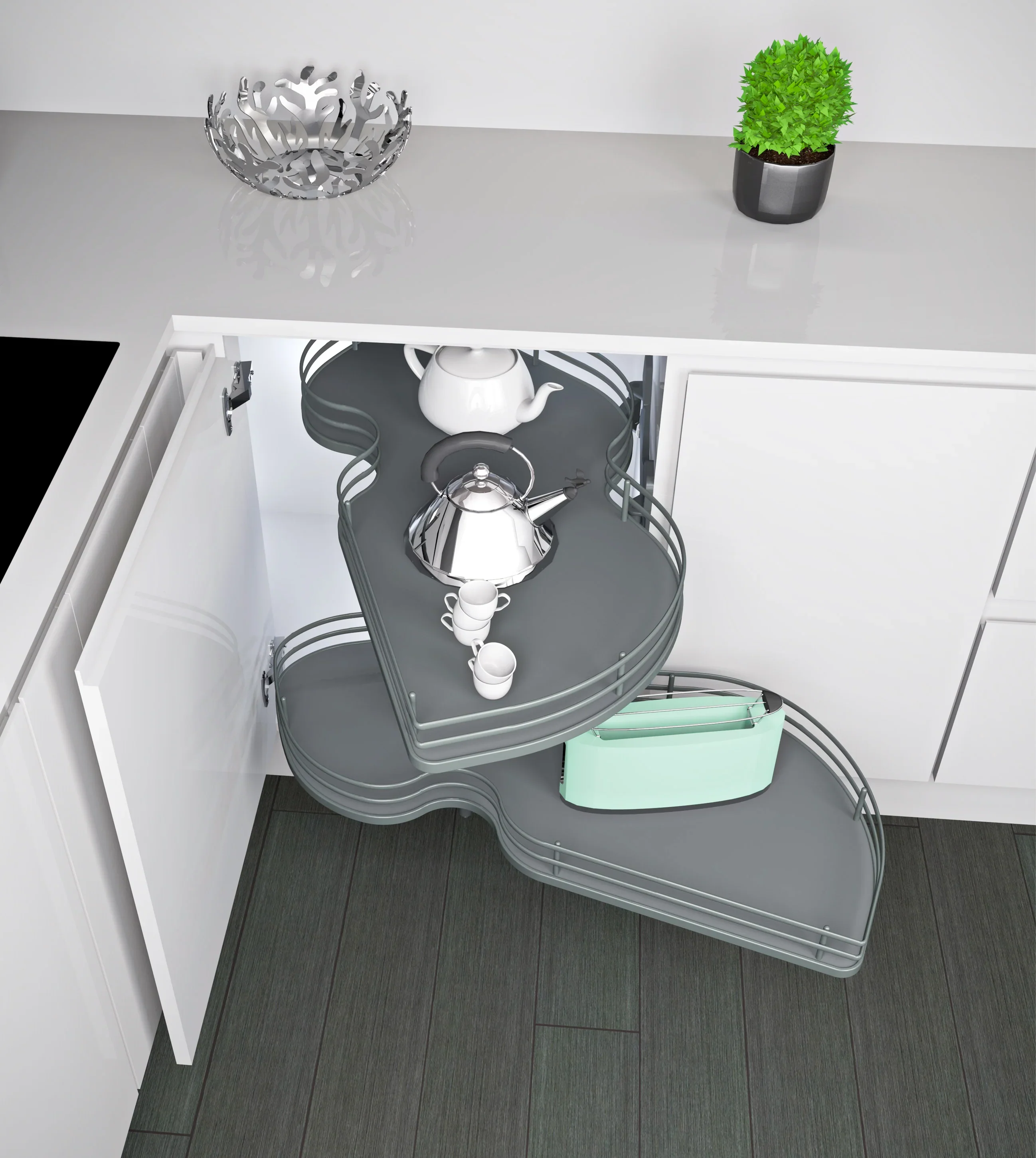 INOXA COMBI Peanut Shape Blind Corner - (XLM) - Image 3