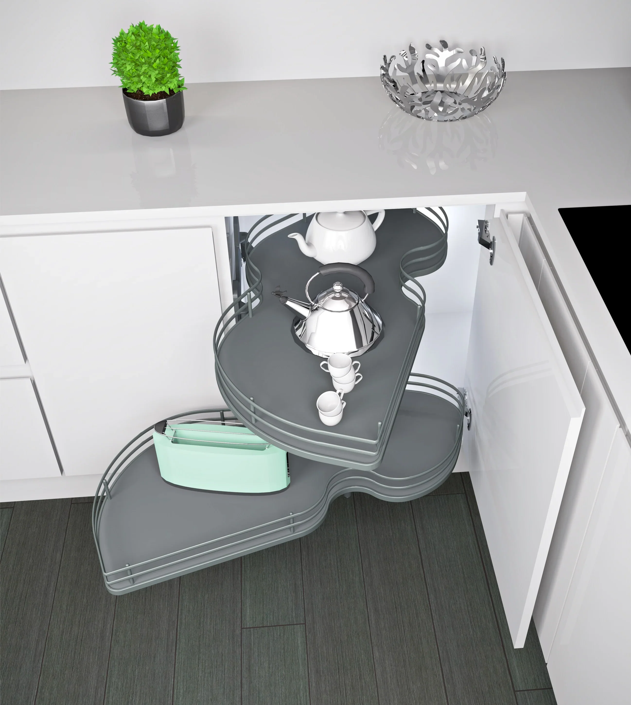 INOXA COMBI Peanut Shape Blind Corner - (XLM) - Image 4